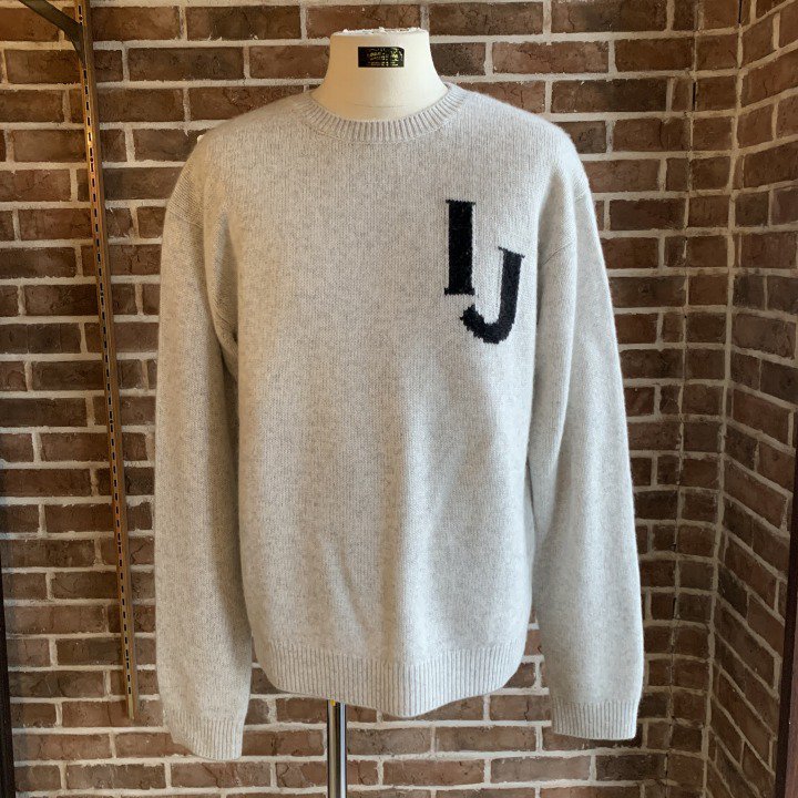 irojikake/イロジカケ　IJ Cashmere Knit Tops（GRAY）　SWANDIVE