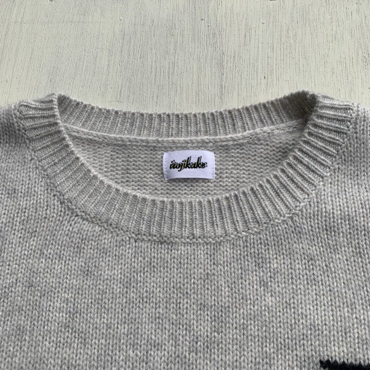 irojikake/イロジカケ IJ Cashmere Knit Tops（GRAY） SWANDIVE