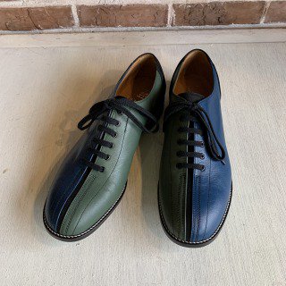 <img class='new_mark_img1' src='https://img.shop-pro.jp/img/new/icons11.gif' style='border:none;display:inline;margin:0px;padding:0px;width:auto;' />7 to 10 PINS SHOES /NAVY x GREEN