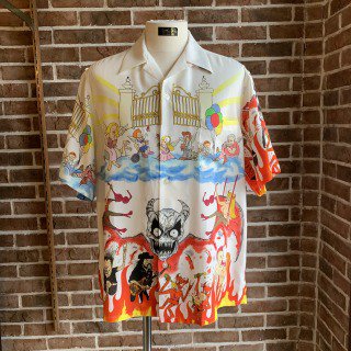 <img class='new_mark_img1' src='https://img.shop-pro.jp/img/new/icons50.gif' style='border:none;display:inline;margin:0px;padding:0px;width:auto;' />NECK FACE / HAWAIIAN SHIRT S/S-WH