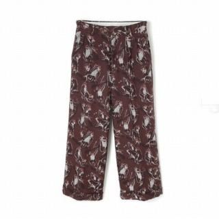 HUNDRED MONKEYS JQD 2TUCK TROUSER-TUITACI (朔・ついたち)の事なら