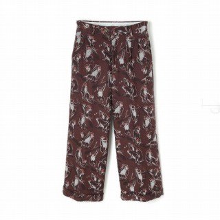 <img class='new_mark_img1' src='https://img.shop-pro.jp/img/new/icons11.gif' style='border:none;display:inline;margin:0px;padding:0px;width:auto;' />HUNDRED MONKEYS JQD 2TUCK TROUSER/Brown