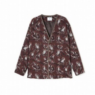 <img class='new_mark_img1' src='https://img.shop-pro.jp/img/new/icons11.gif' style='border:none;display:inline;margin:0px;padding:0px;width:auto;' />HUNDRED MONKEYS JQD NOCOLLAR JACKET/Brown