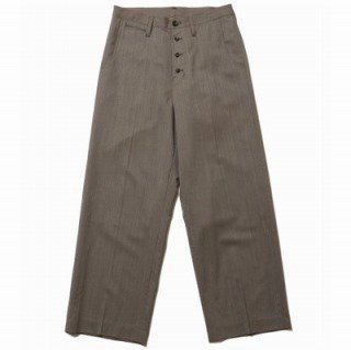 <img class='new_mark_img1' src='https://img.shop-pro.jp/img/new/icons11.gif' style='border:none;display:inline;margin:0px;padding:0px;width:auto;' />HEATHER WOOL WIDE TROUSERS/HEATHER GRAY