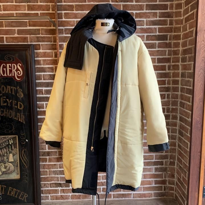 ブラックウィドウ PADDING LONG PARKA 中綿 ロングコート-