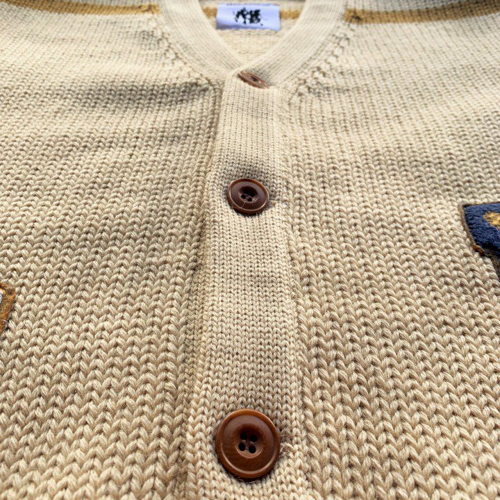 新作情報 新品 BOWWOWｘRECOGNIZE LETTERED CARDIGAN growthcenter