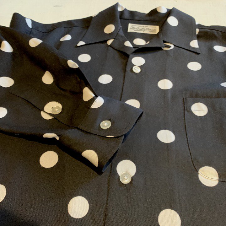 WACKO MARIAアロハシャツ DOTS OPEN COLLAR SHIRT シャツ