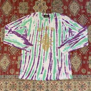 <img class='new_mark_img1' src='https://img.shop-pro.jp/img/new/icons50.gif' style='border:none;display:inline;margin:0px;padding:0px;width:auto;' />TIE DYE L/S TEE / GREENPURPLE