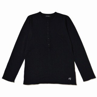 <img class='new_mark_img1' src='https://img.shop-pro.jp/img/new/icons50.gif' style='border:none;display:inline;margin:0px;padding:0px;width:auto;' />HENLEY NECK LS/BLACK