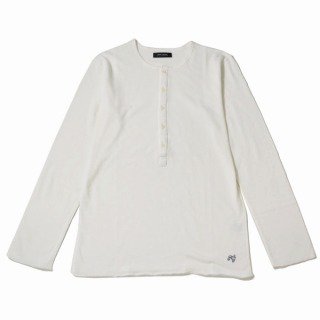 <img class='new_mark_img1' src='https://img.shop-pro.jp/img/new/icons50.gif' style='border:none;display:inline;margin:0px;padding:0px;width:auto;' />HENLEY NECK LS/WHITE