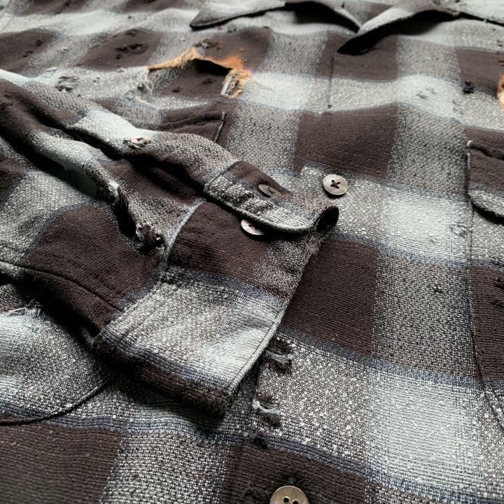 BURNT OMBRE PLAID BLOUSE-SUGARHILLのことなら正規取扱い店の富山県のSwanDiveで。