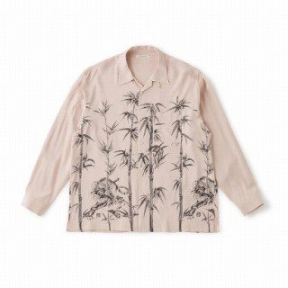 <img class='new_mark_img1' src='https://img.shop-pro.jp/img/new/icons50.gif' style='border:none;display:inline;margin:0px;padding:0px;width:auto;' />ORIGINAL PRINTED OPEN COLLAR SHIRTS (TIGER)/CORAL