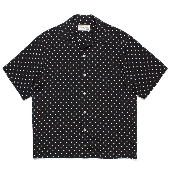 WACKOMARIA 23SS-WMS-HI05 SMALL DOTS OPEN COLLAR SHIRTの事なら富山