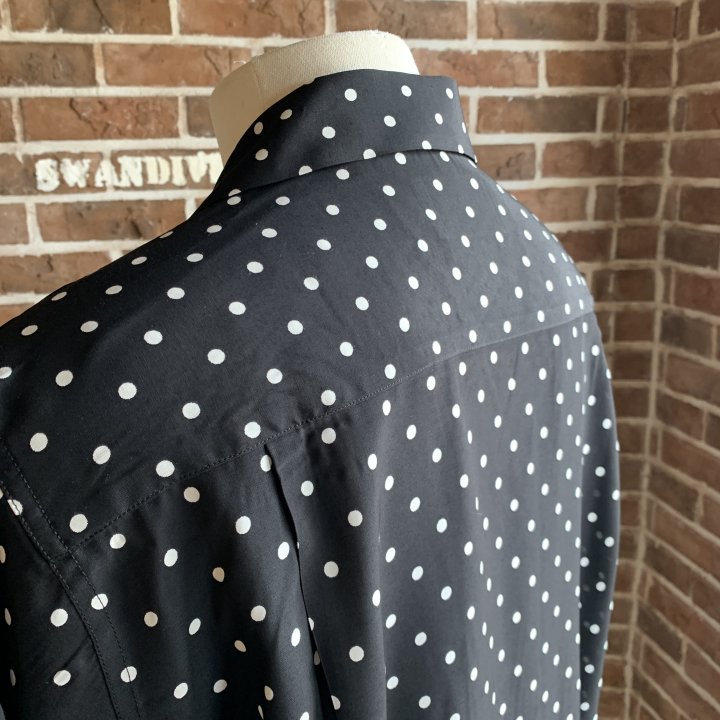 WACKOMARIA 23SS-WMS-HI05 SMALL DOTS OPEN COLLAR SHIRTの事なら富山