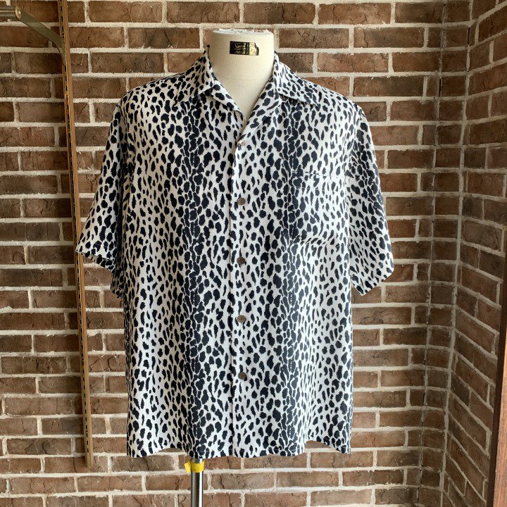 WACKO MARIA leopard オープンカラーシャツ - トップス