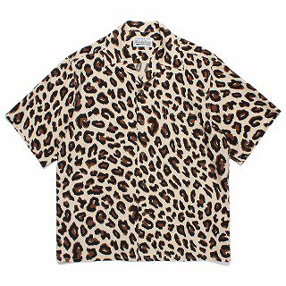 <img class='new_mark_img1' src='https://img.shop-pro.jp/img/new/icons11.gif' style='border:none;display:inline;margin:0px;padding:0px;width:auto;' /> LEOPARD OPEN COLLAR SHIRT/BEIGE