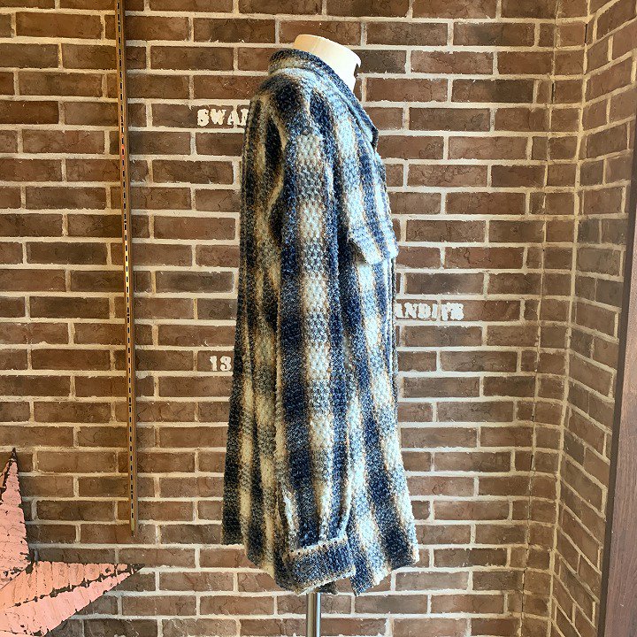 INDIGO COTTON OMBRE PLAID PUNCHING BLOUSE-SUGARHILLのことなら正規