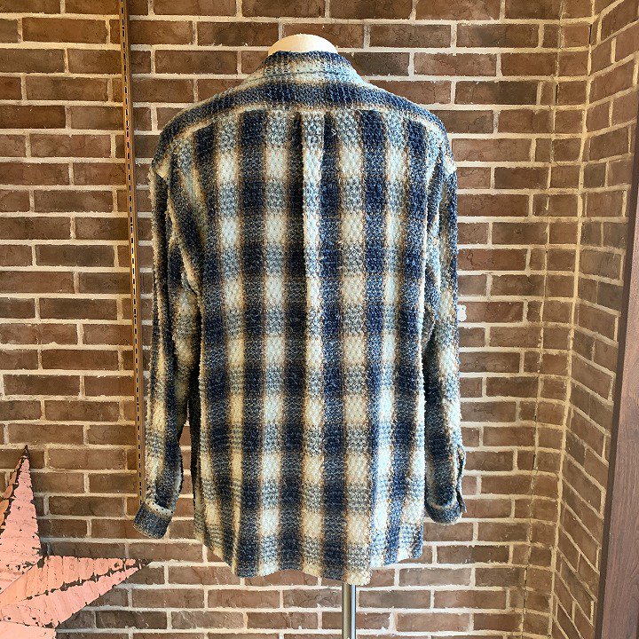 INDIGO COTTON OMBRE PLAID PUNCHING BLOUSE-SUGARHILLのことなら正規