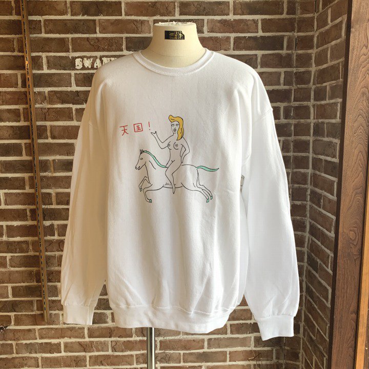 世界平和プロジェクト CREW NECK SWEAT SHIRT -WACKO MARIA(ワコマリア