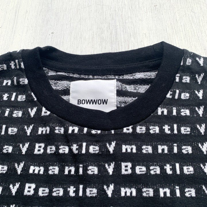 BEATLE MANIA LOVE JACQUARD LS-BOW WOWのことなら富山県砺波市の