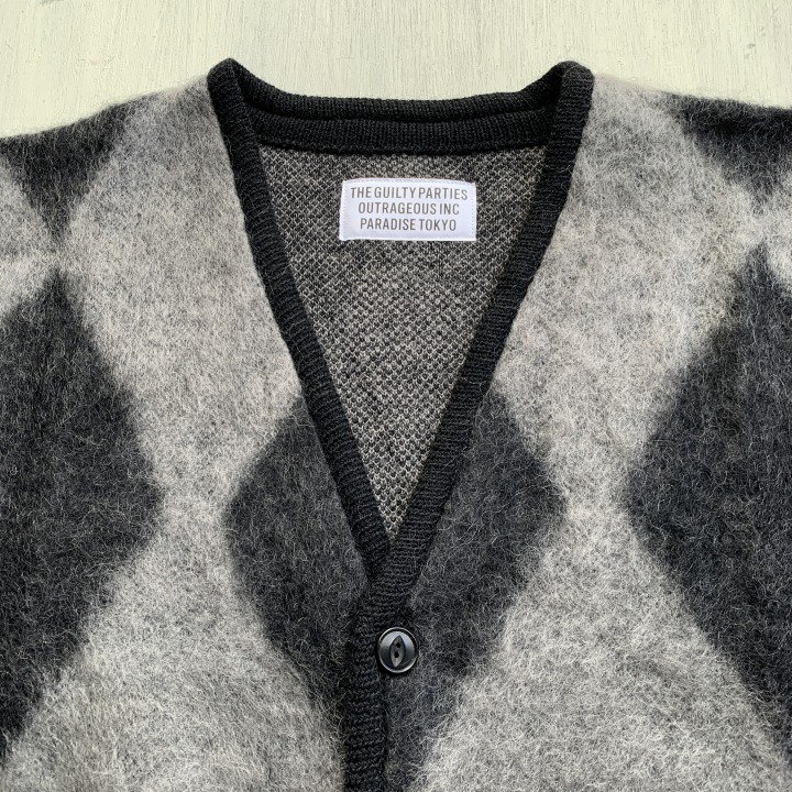 DIAMOND MOHAIR KNIT CARDIGAN-WACKO MARIA(ワコマリア)のことなら富山