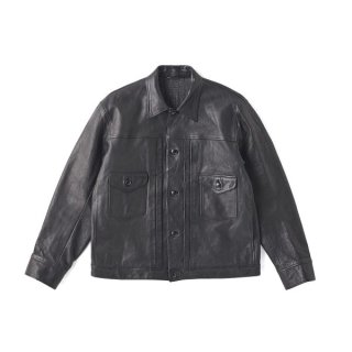 <img class='new_mark_img1' src='https://img.shop-pro.jp/img/new/icons50.gif' style='border:none;display:inline;margin:0px;padding:0px;width:auto;' />PATINA HORSE-HIDE JEAN JACKET PATINA BLACK