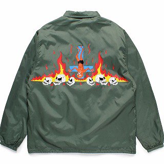 <img class='new_mark_img1' src='https://img.shop-pro.jp/img/new/icons50.gif' style='border:none;display:inline;margin:0px;padding:0px;width:auto;' />NECK FACE / COACH JACKET -GREEN