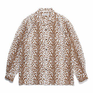 <img class='new_mark_img1' src='https://img.shop-pro.jp/img/new/icons50.gif' style='border:none;display:inline;margin:0px;padding:0px;width:auto;' />LEOPARD OPEN COLLAR SHIRT / BROWN