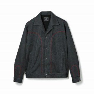 <img class='new_mark_img1' src='https://img.shop-pro.jp/img/new/icons50.gif' style='border:none;display:inline;margin:0px;padding:0px;width:auto;' />GALAXY JERSEY WESTERN JACKET /BLACK