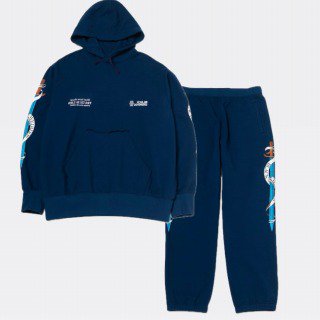 <img class='new_mark_img1' src='https://img.shop-pro.jp/img/new/icons12.gif' style='border:none;display:inline;margin:0px;padding:0px;width:auto;' />Reversible Hooded Sweatshirt +Pants/Navy