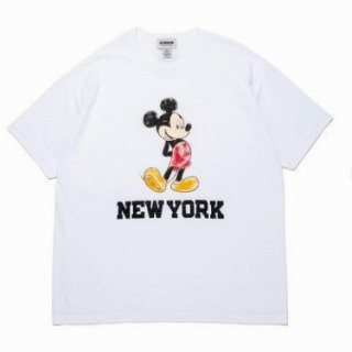 <img class='new_mark_img1' src='https://img.shop-pro.jp/img/new/icons12.gif' style='border:none;display:inline;margin:0px;padding:0px;width:auto;' />RECOGNIZE  BOW WOW MICKEY MOUSE NEW YORK TEE/WHITE