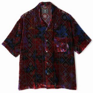 <img class='new_mark_img1' src='https://img.shop-pro.jp/img/new/icons50.gif' style='border:none;display:inline;margin:0px;padding:0px;width:auto;' />VINTAGE LACE VELVET SHIRTS / PURPLE