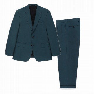 <img class='new_mark_img1' src='https://img.shop-pro.jp/img/new/icons50.gif' style='border:none;display:inline;margin:0px;padding:0px;width:auto;' />SINGLE BREASTED JACKET+PLEATED TROUSERS(TWOTUCK)/BLUE