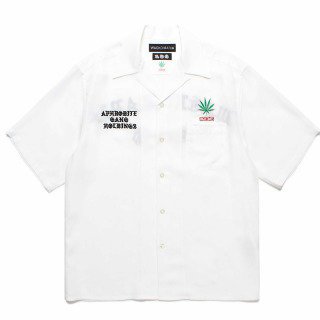 <img class='new_mark_img1' src='https://img.shop-pro.jp/img/new/icons7.gif' style='border:none;display:inline;margin:0px;padding:0px;width:auto;' />ã / HIGHTIMES / 50'S SHIRT S/S - WHITE