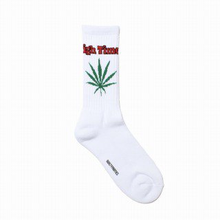 <img class='new_mark_img1' src='https://img.shop-pro.jp/img/new/icons7.gif' style='border:none;display:inline;margin:0px;padding:0px;width:auto;' /> HIGH TIMES / JACQUARD SOCKS/WHITE