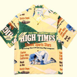 <img class='new_mark_img1' src='https://img.shop-pro.jp/img/new/icons7.gif' style='border:none;display:inline;margin:0px;padding:0px;width:auto;' /> HIGH TIMES / HAWAIIAN SHIRT(Type-4) - YELLOW