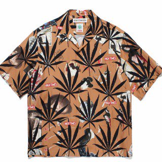 <img class='new_mark_img1' src='https://img.shop-pro.jp/img/new/icons7.gif' style='border:none;display:inline;margin:0px;padding:0px;width:auto;' /> HIGH TIMES / HAWAIIAN SHIRT(Type-2) - BROWN