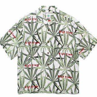 <img class='new_mark_img1' src='https://img.shop-pro.jp/img/new/icons50.gif' style='border:none;display:inline;margin:0px;padding:0px;width:auto;' /> HIGH TIMES / HAWAIIAN SHIRT(Type-1) - WHITE