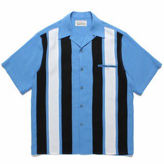<img class='new_mark_img1' src='https://img.shop-pro.jp/img/new/icons50.gif' style='border:none;display:inline;margin:0px;padding:0px;width:auto;' />SWITCHING 50'S OPEN COLLAR SHIRT/BLUE
