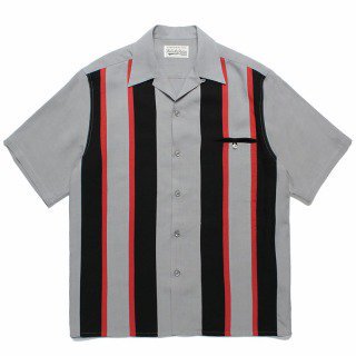 <img class='new_mark_img1' src='https://img.shop-pro.jp/img/new/icons12.gif' style='border:none;display:inline;margin:0px;padding:0px;width:auto;' />SWITCHING 50'S OPEN COLLAR SHIRT/GRAY