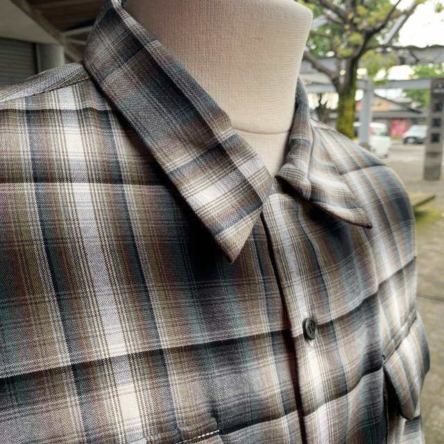 RAYON OMBRE CHECK SHIRTS