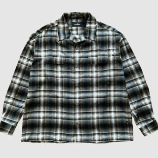 <img class='new_mark_img1' src='https://img.shop-pro.jp/img/new/icons12.gif' style='border:none;display:inline;margin:0px;padding:0px;width:auto;' />RAYON OMBRE CHECK SHIRTS/GREEN