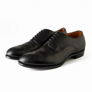 <img class='new_mark_img1' src='https://img.shop-pro.jp/img/new/icons12.gif' style='border:none;display:inline;margin:0px;padding:0px;width:auto;' />The Leader ARTISAN LEATHER CAP TOE SHOES /BLACK HORSE LEATHER