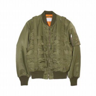 <img class='new_mark_img1' src='https://img.shop-pro.jp/img/new/icons50.gif' style='border:none;display:inline;margin:0px;padding:0px;width:auto;' />CAGED BOMBER JACKET / KHAKI