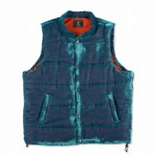 <img class='new_mark_img1' src='https://img.shop-pro.jp/img/new/icons12.gif' style='border:none;display:inline;margin:0px;padding:0px;width:auto;' />CHAMBRAY VELVET STAND COLLAR VEST / GREEN