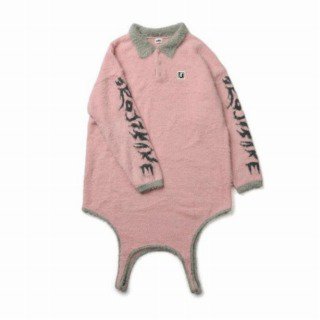 <img class='new_mark_img1' src='https://img.shop-pro.jp/img/new/icons12.gif' style='border:none;display:inline;margin:0px;padding:0px;width:auto;' />FLUFFY RUGBY SHIRT SUPER LONG / PINK