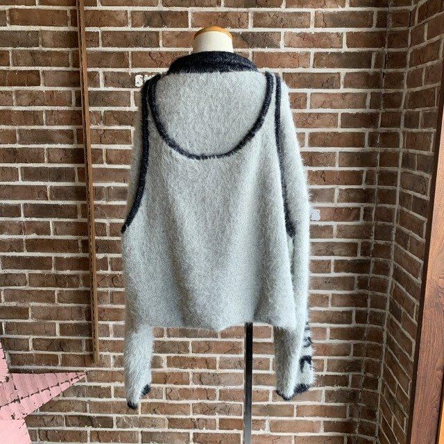 FLUFFY RUGBY SHIRT SUPER LONG-irojikake(イロジカケ)のこと FLUFFY RUGBY SHIRT SUPER LONG-irojikake(イロジカケ)のこと