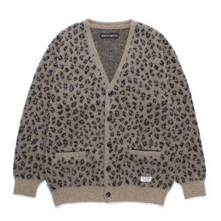 <img class='new_mark_img1' src='https://img.shop-pro.jp/img/new/icons50.gif' style='border:none;display:inline;margin:0px;padding:0px;width:auto;' />LEOPARD JACQUARD MOHAIR KNIT CARDIGAN / BEIGE