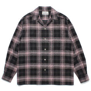 <img class='new_mark_img1' src='https://img.shop-pro.jp/img/new/icons50.gif' style='border:none;display:inline;margin:0px;padding:0px;width:auto;' />CHECK OPEN COLLAR SHIRT( TYPE-3 ) / PINK