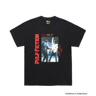 <img class='new_mark_img1' src='https://img.shop-pro.jp/img/new/icons12.gif' style='border:none;display:inline;margin:0px;padding:0px;width:auto;' />PULP FICTION /  T-SHIRT ( TYPE-3 ) - BLACK